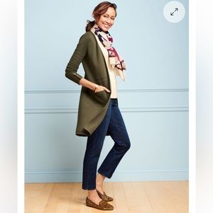 20 NWT Talbots Modern Ankle High Waist Straight Jeans 6P minimalist